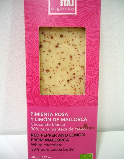XOCOLATA BLANCA PEBRE ROSA-LLIMONA DE MALLORCA - Imatge 2